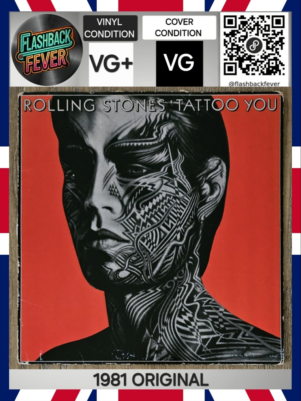 THE ROLLING STONES•Tattoo You•1981 US (#COC 16052) Specialty Pressing, RL